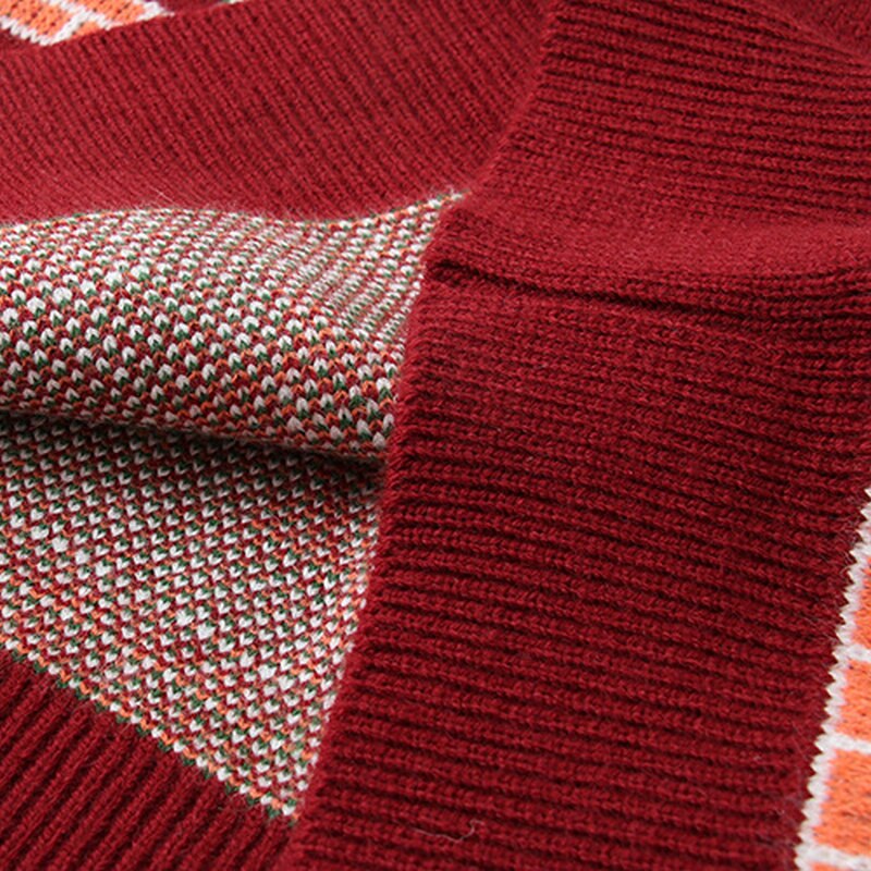 Sweter Świąteczny w Stylu Vintage – Przytulny Styl Sezonowy