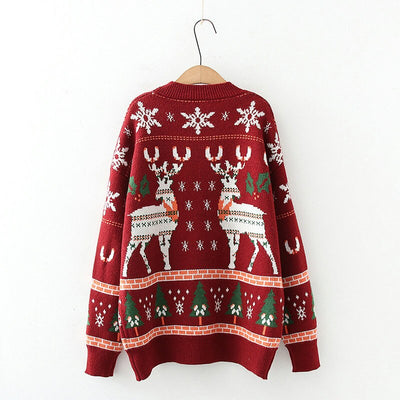 Sweter Świąteczny w Stylu Vintage – Przytulny Styl Sezonowy