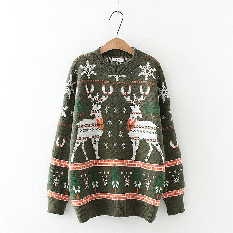 Sweter Świąteczny w Stylu Vintage – Przytulny Styl Sezonowy