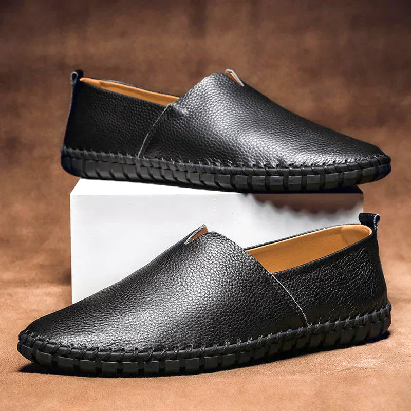 Loafersy z Klasycznym Wykończeniem – Tradycyjny Design