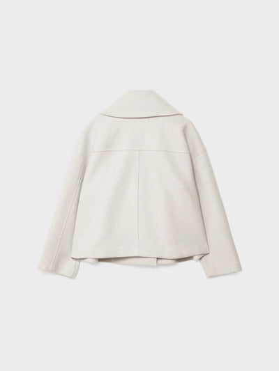 Modny Krótki Oversize Kardigan – Guziki