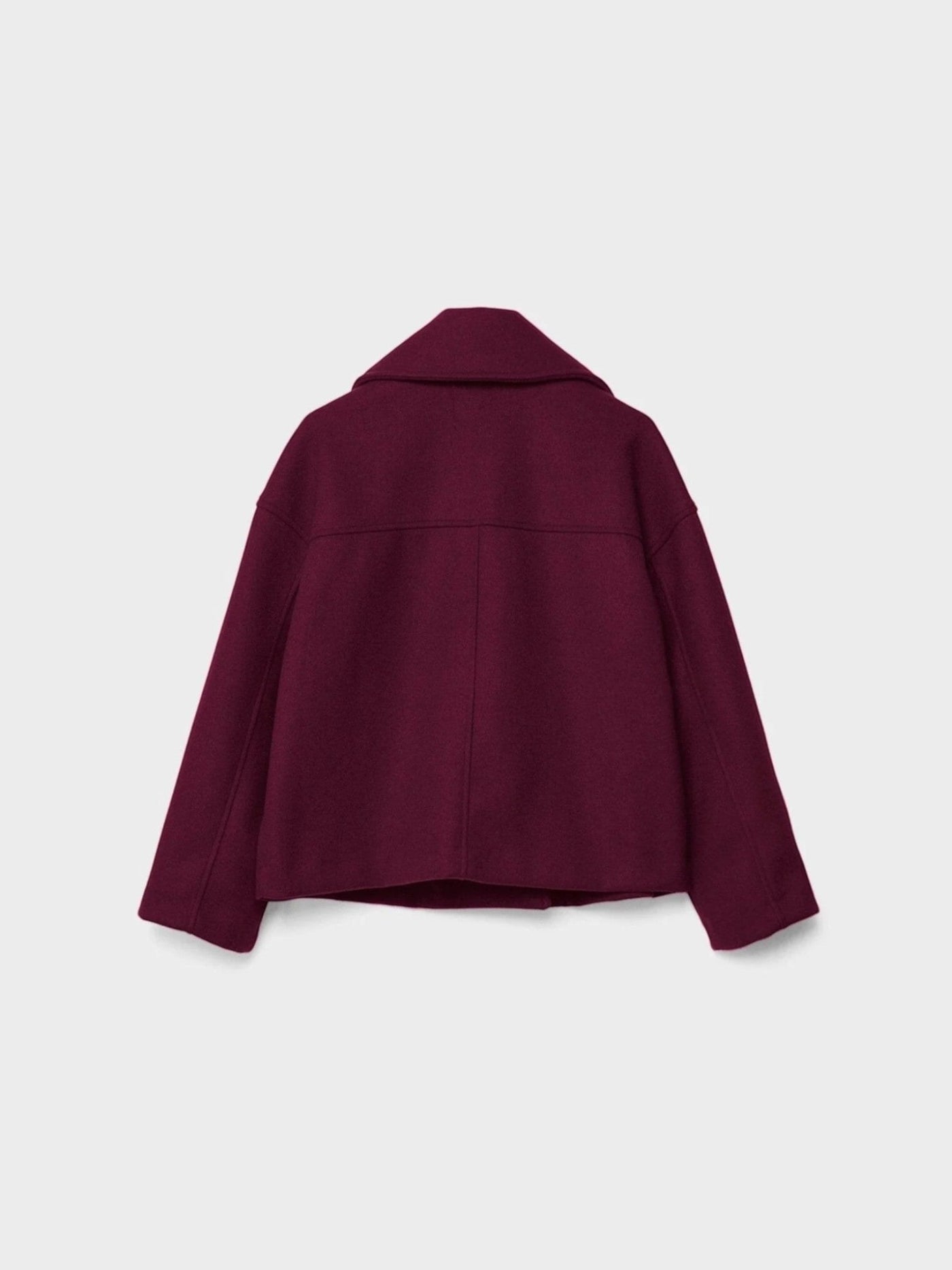 Modny Krótki Oversize Kardigan – Guziki