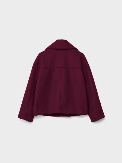 Modny Krótki Oversize Kardigan – Guziki