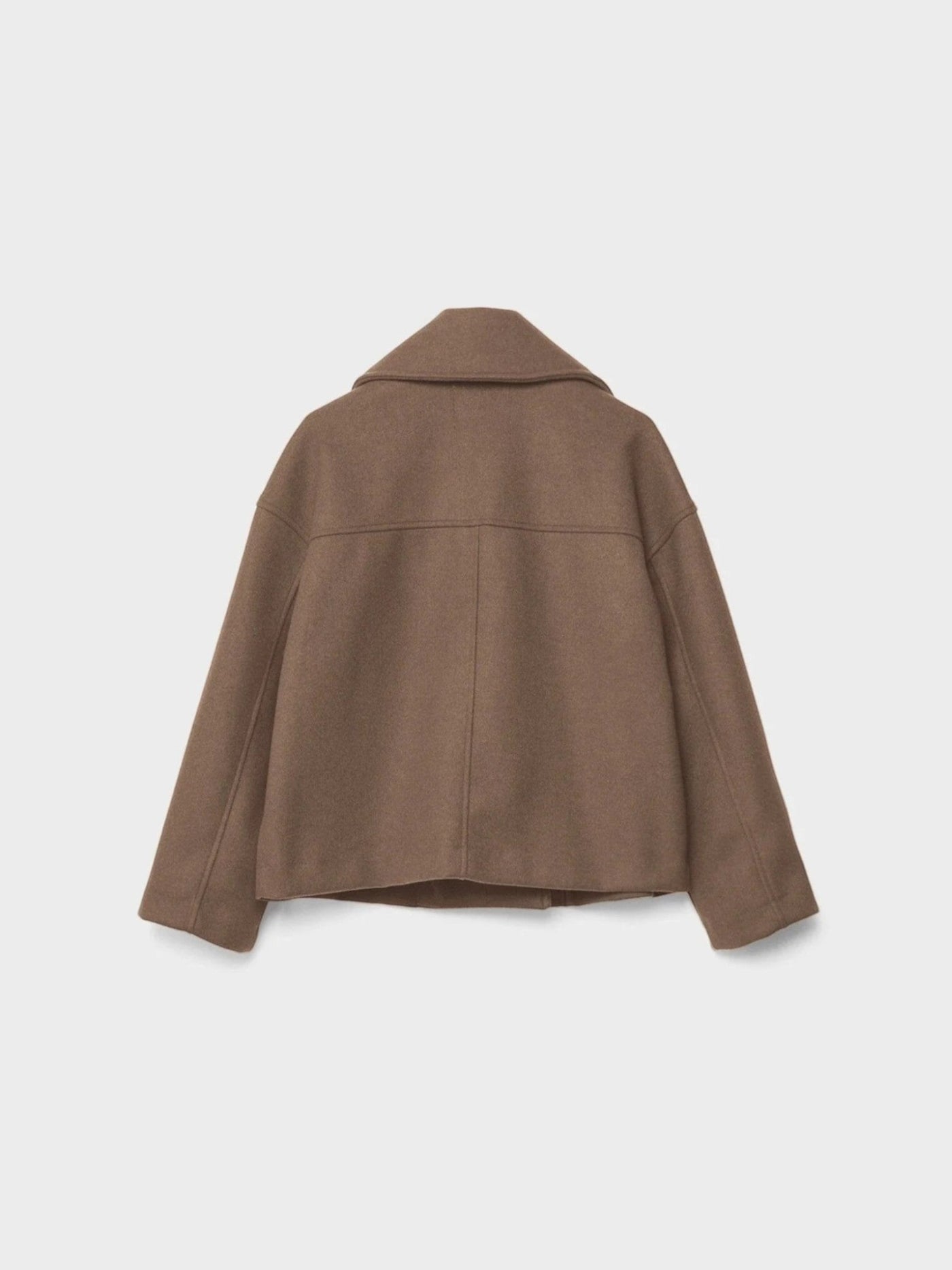 Modny Krótki Oversize Kardigan – Guziki