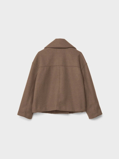 Modny Krótki Oversize Kardigan – Guziki