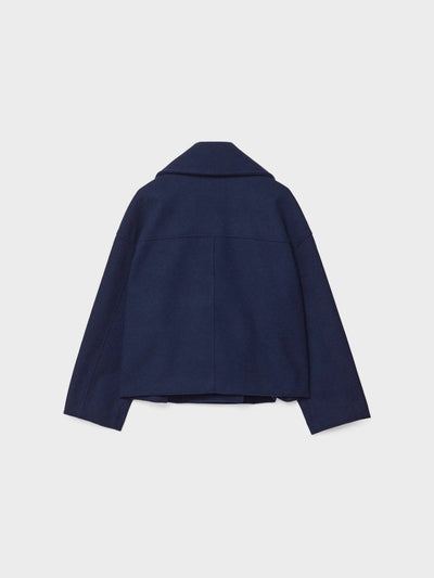 Modny Krótki Oversize Kardigan – Guziki