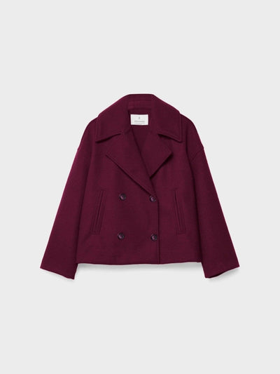 Modny Krótki Oversize Kardigan – Guziki