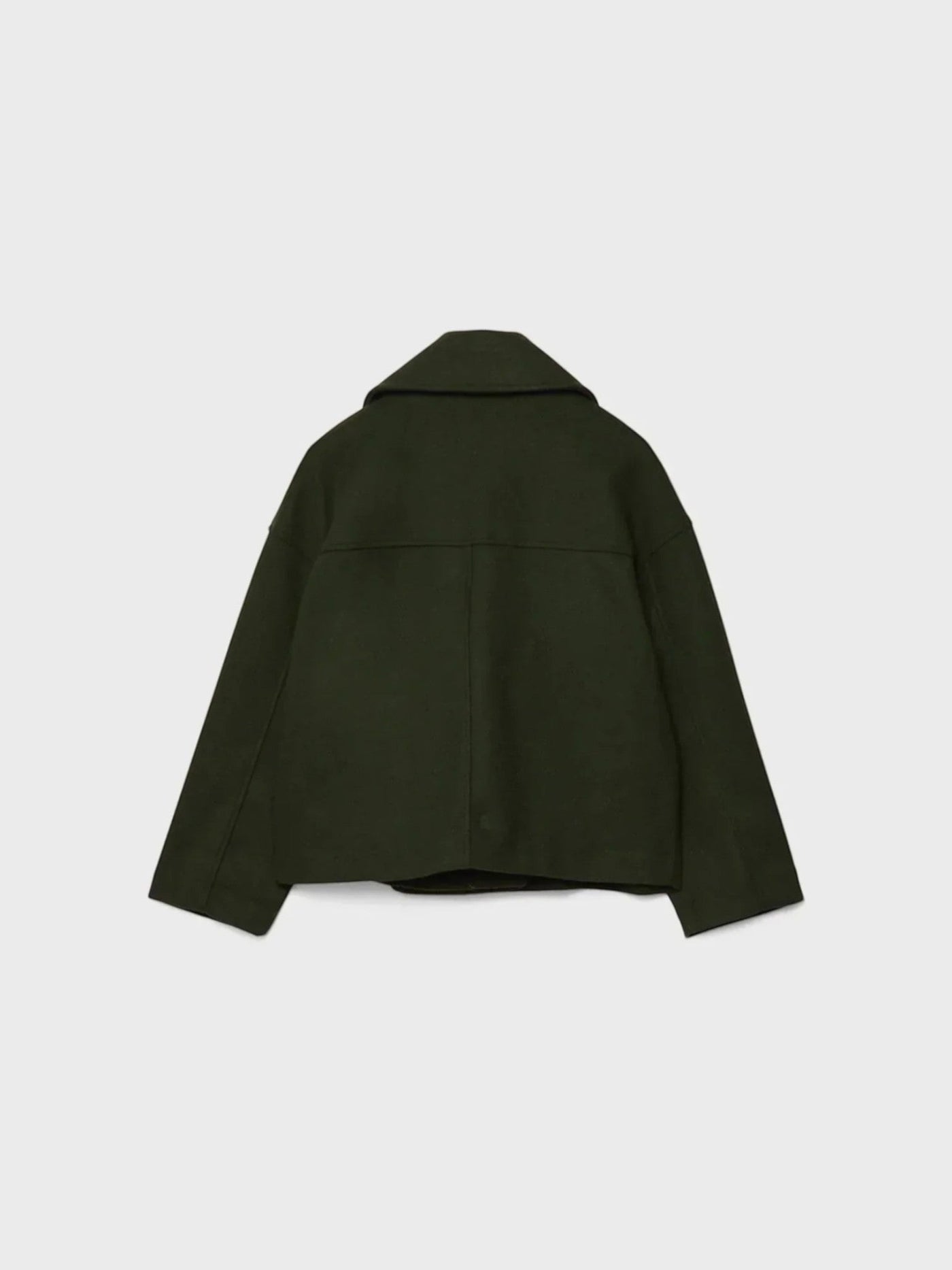 Modny Krótki Oversize Kardigan – Guziki