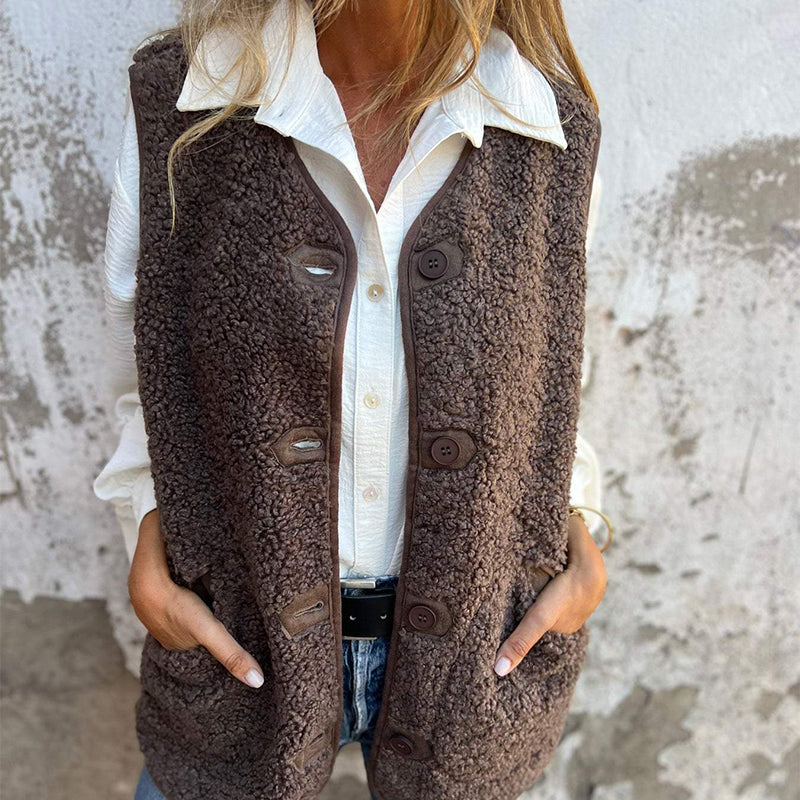 Kobiet Kamizelka Fleece | Zimowa Ochrona