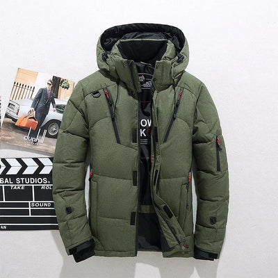 Zimowa Kurtka z Materiału Duck | Styl Codzienny