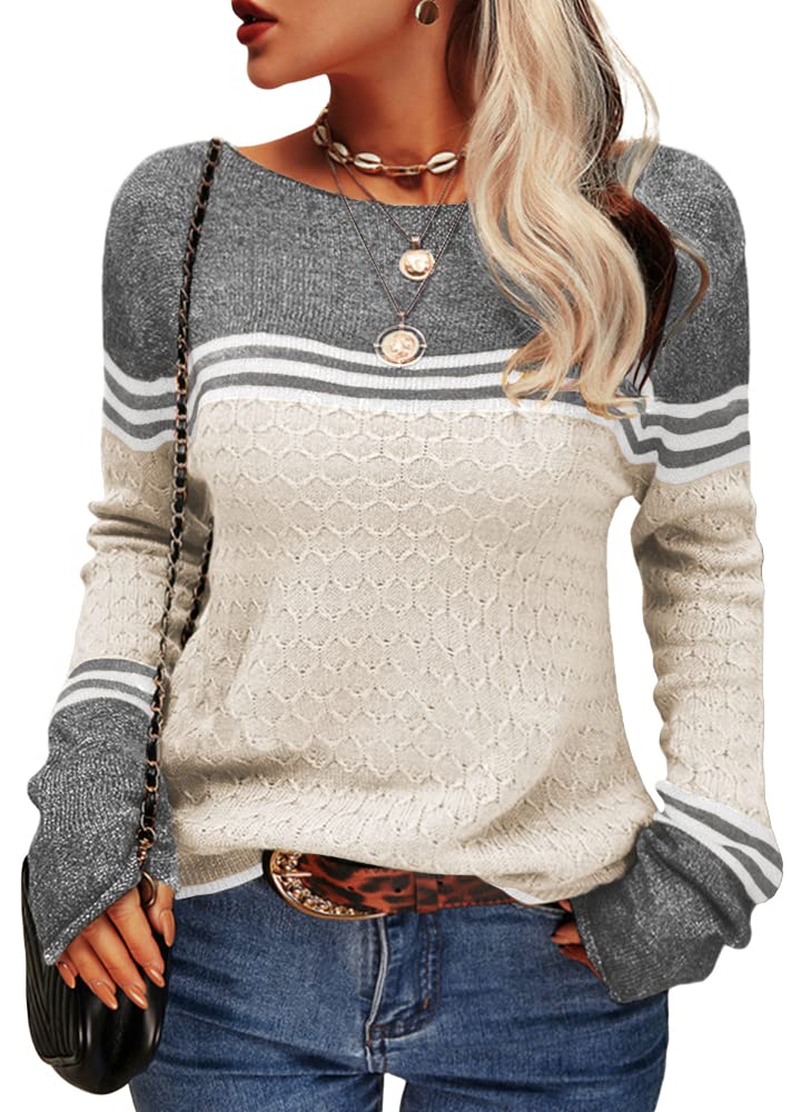 Stylowy Sweter W Paski | Na Co Dzień