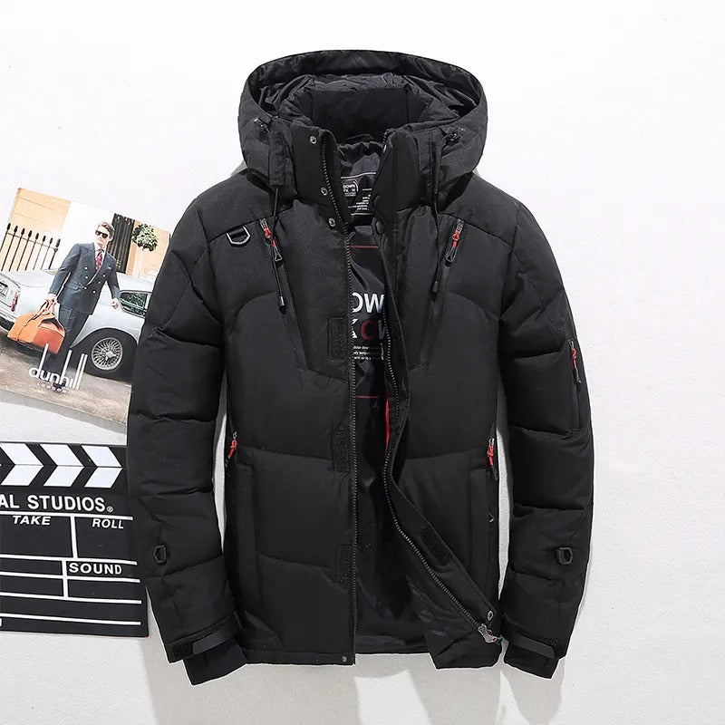 Zimowa Kurtka z Materiału Duck | Styl Codzienny