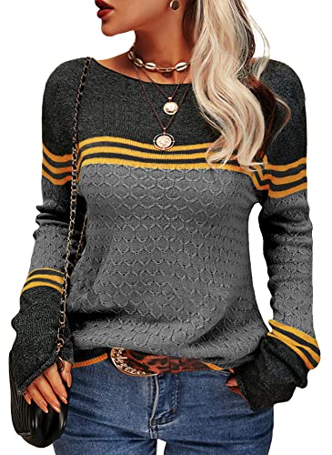 Stylowy Sweter W Paski | Na Co Dzień