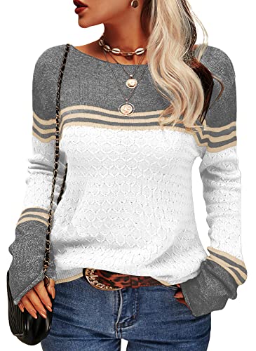 Stylowy Sweter W Paski | Na Co Dzień