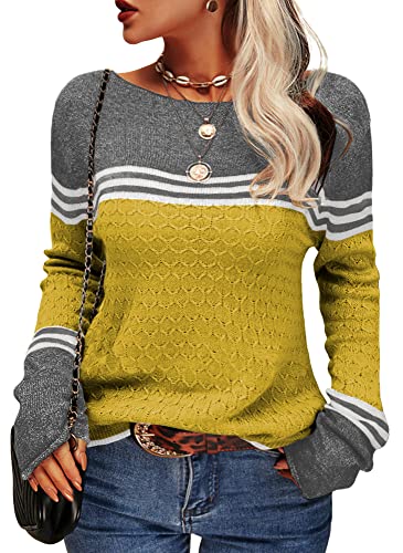 Stylowy Sweter W Paski | Na Co Dzień